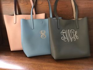 Monogrammed Totes